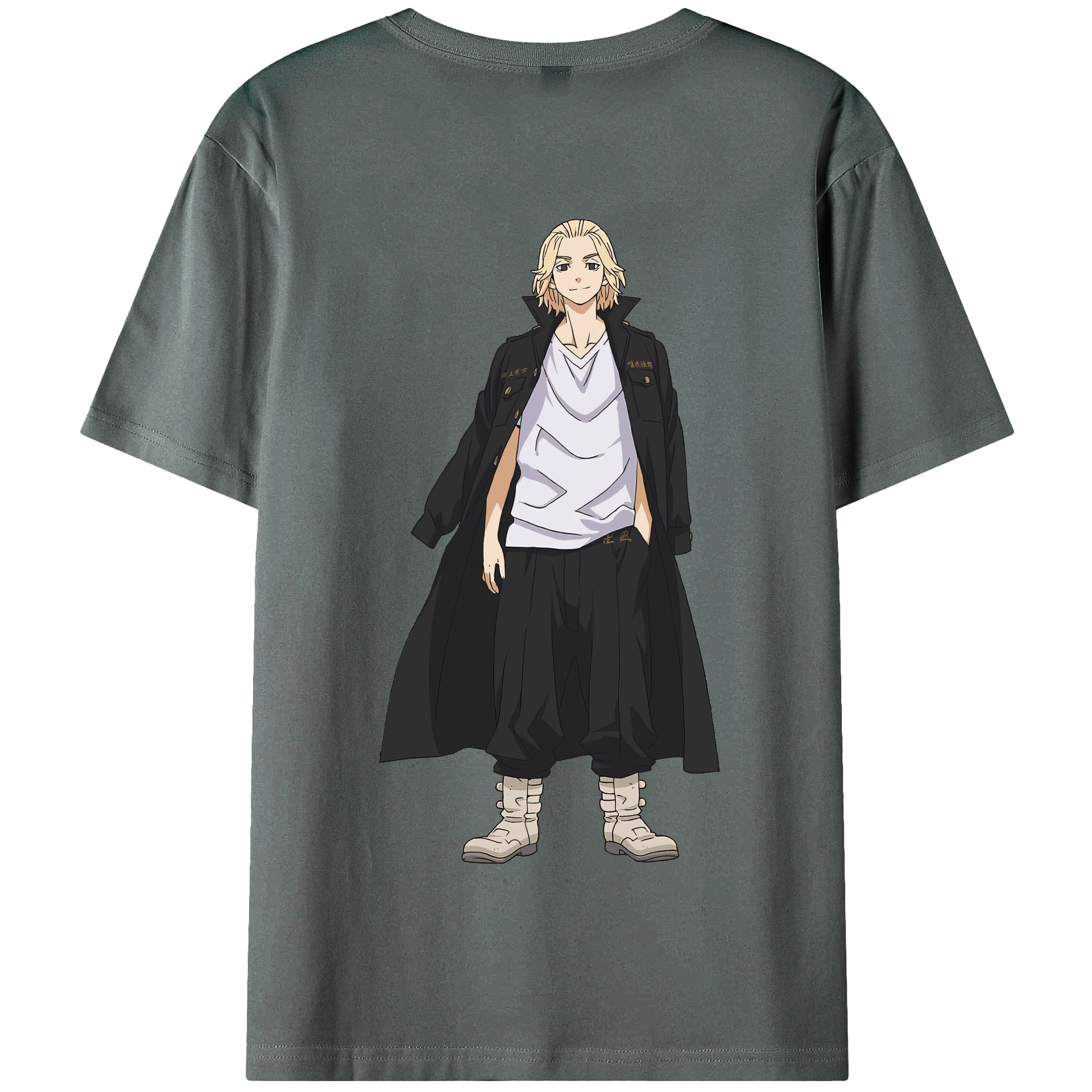 （画像用） 東京リベンジャーズ Tokyo Revengers 綿100％半袖Tシャツ（背面プリント）